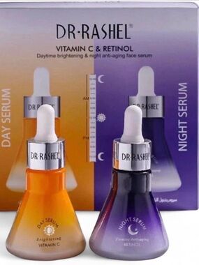 ⭐️Dr. Rashel #1 Selling Premium Formula Anti-Aging Duo Vitamin C & Retinol Serum